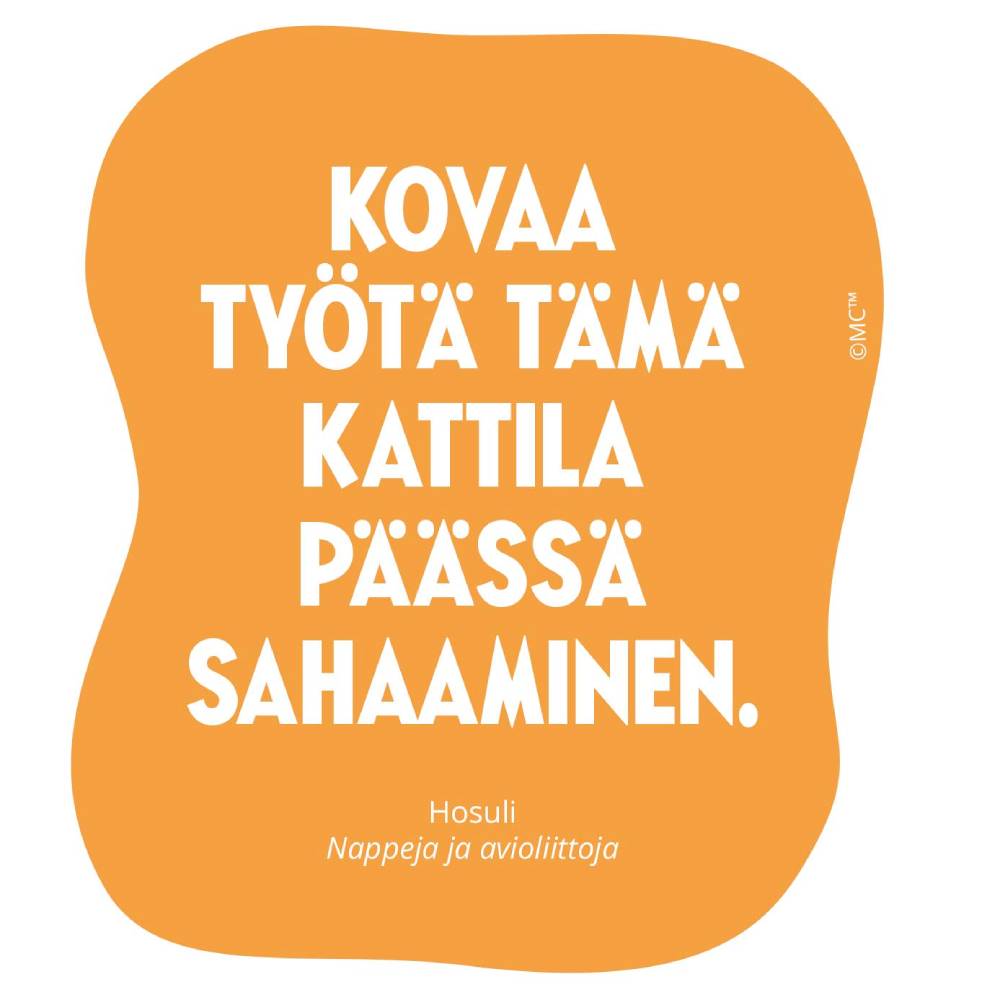 The Fuddler Pot Vinyl Sticker - The Official Moomin Shop