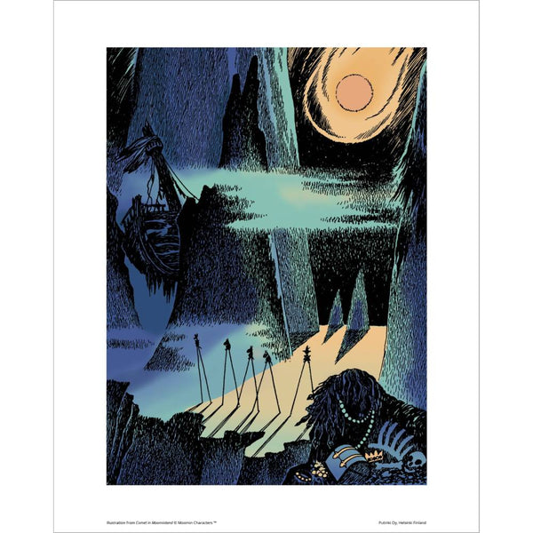 Moomin Comet in Moominland Poster 24x30 - The Official Moomin Shop