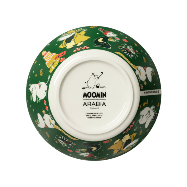 Moomin Gift Of Love Bowl 15cm Green - The Official Moomin Shop