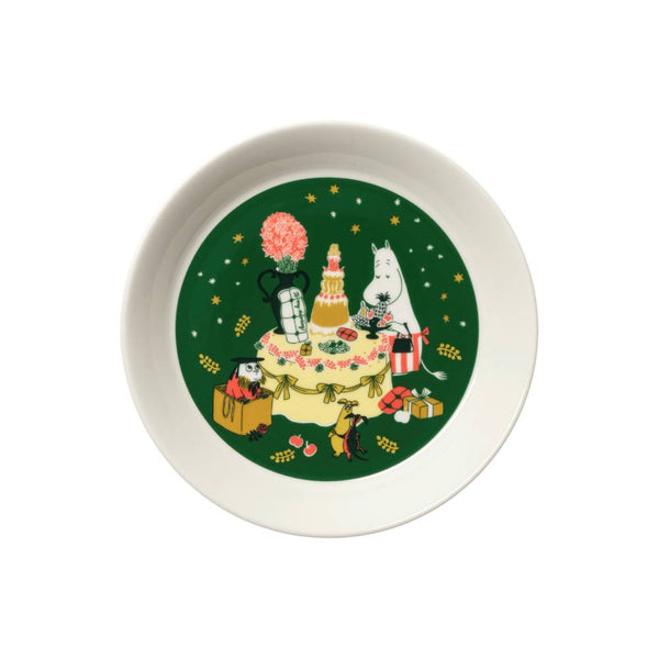 Moomin Gift Of Love Plate 19cm Green - The Official Moomin Shop