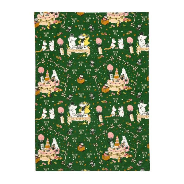 【moomin☺︎】お取引専用ページ Moomin Gift Of Love Kitchen Towel 50x70cm Green - The Official