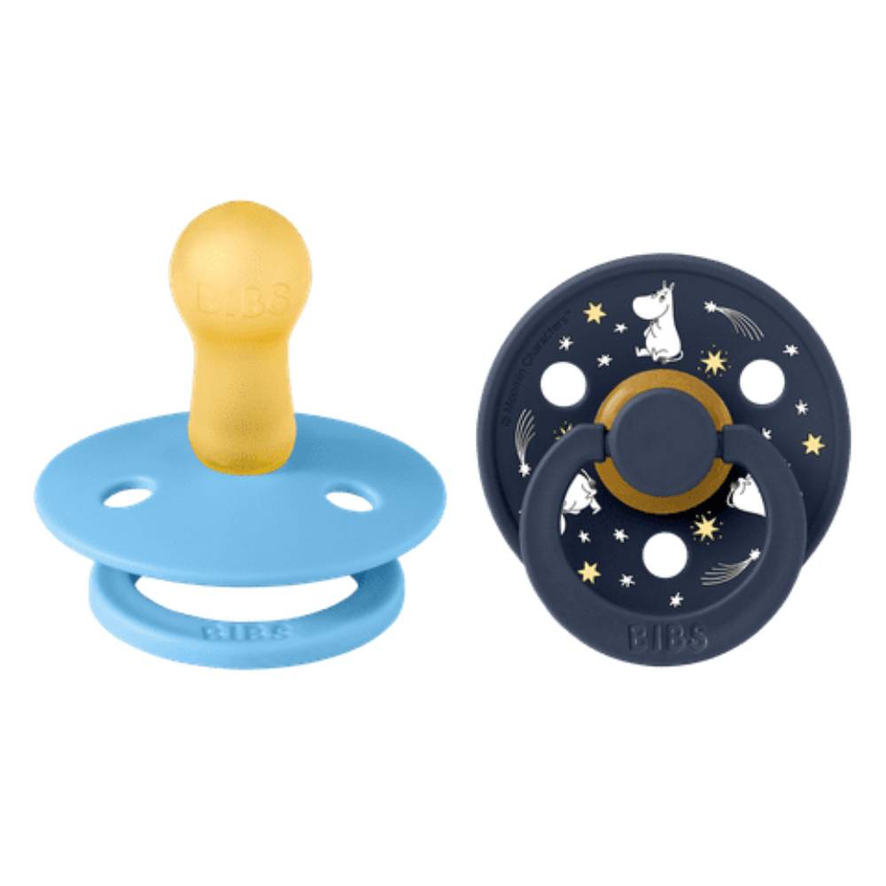 Moomin Good Night Pacifier 2pack Blue - The Official Moomin Shop