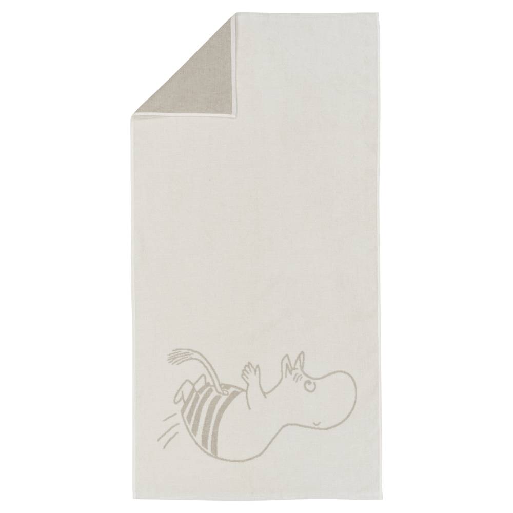 Moomintroll Bath Towel 70x140cm White - The Official Moomin Shop