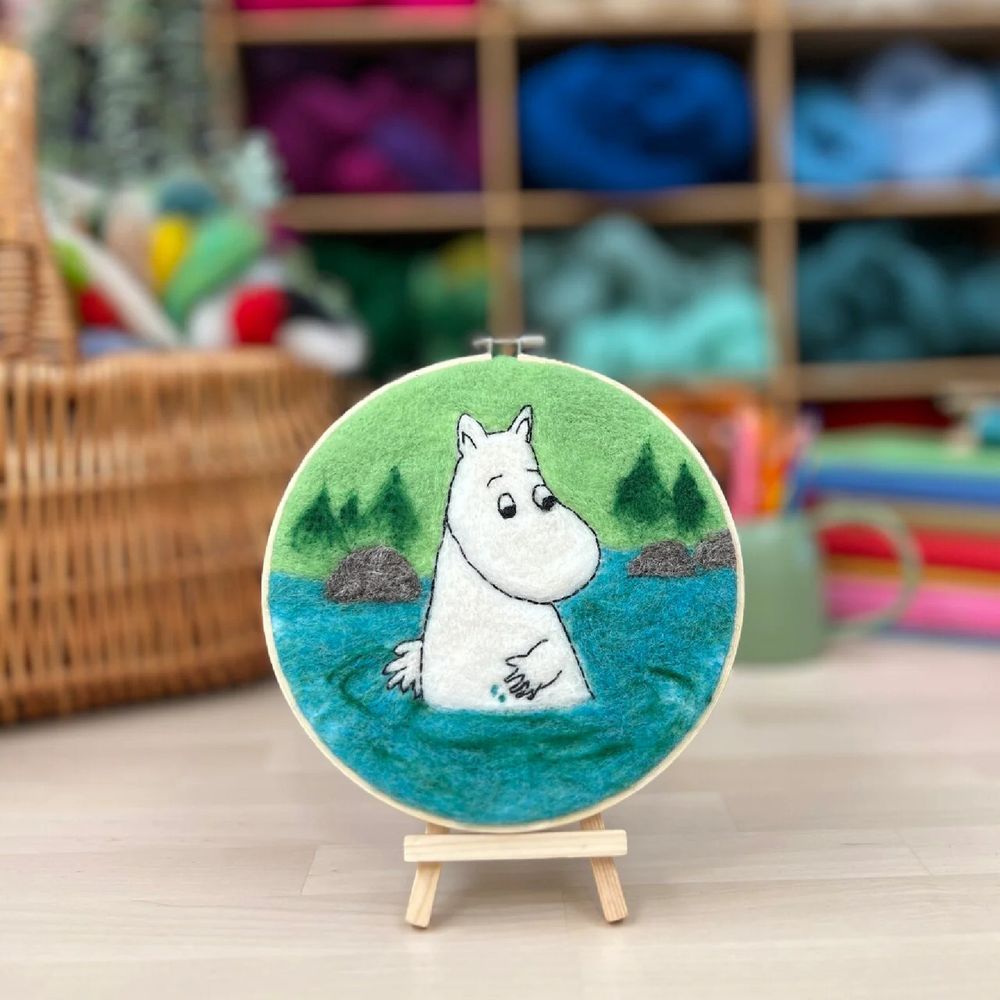 Moomintroll Dipping Needle Felting Kit - The Crafty Kit Company - The Official Moomin Shop