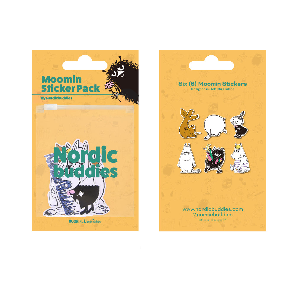 Stinky Stickers 6-set - Nordicbuddies - The Official Moomin Shop