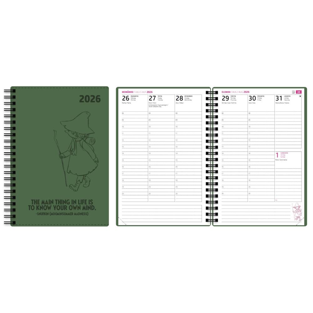 Snufkin Calendar 2026 - The Official Moomin Shop