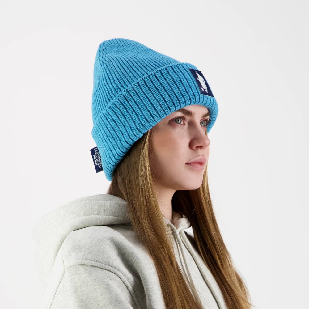 Moomintroll Reflecting Beanie Turquoise - The Official Moomin Shop