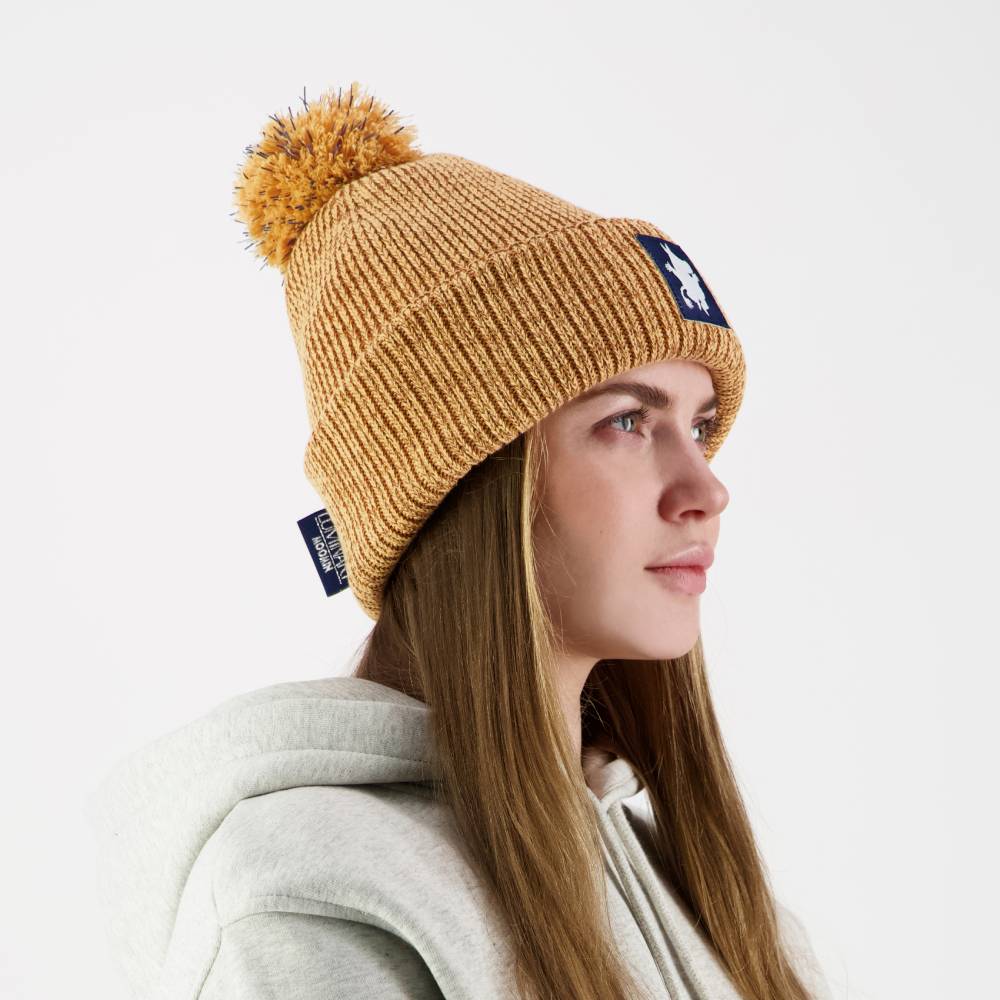 Moomintroll Reflecting Pompom Beanie Orange - The Official Moomin Shop