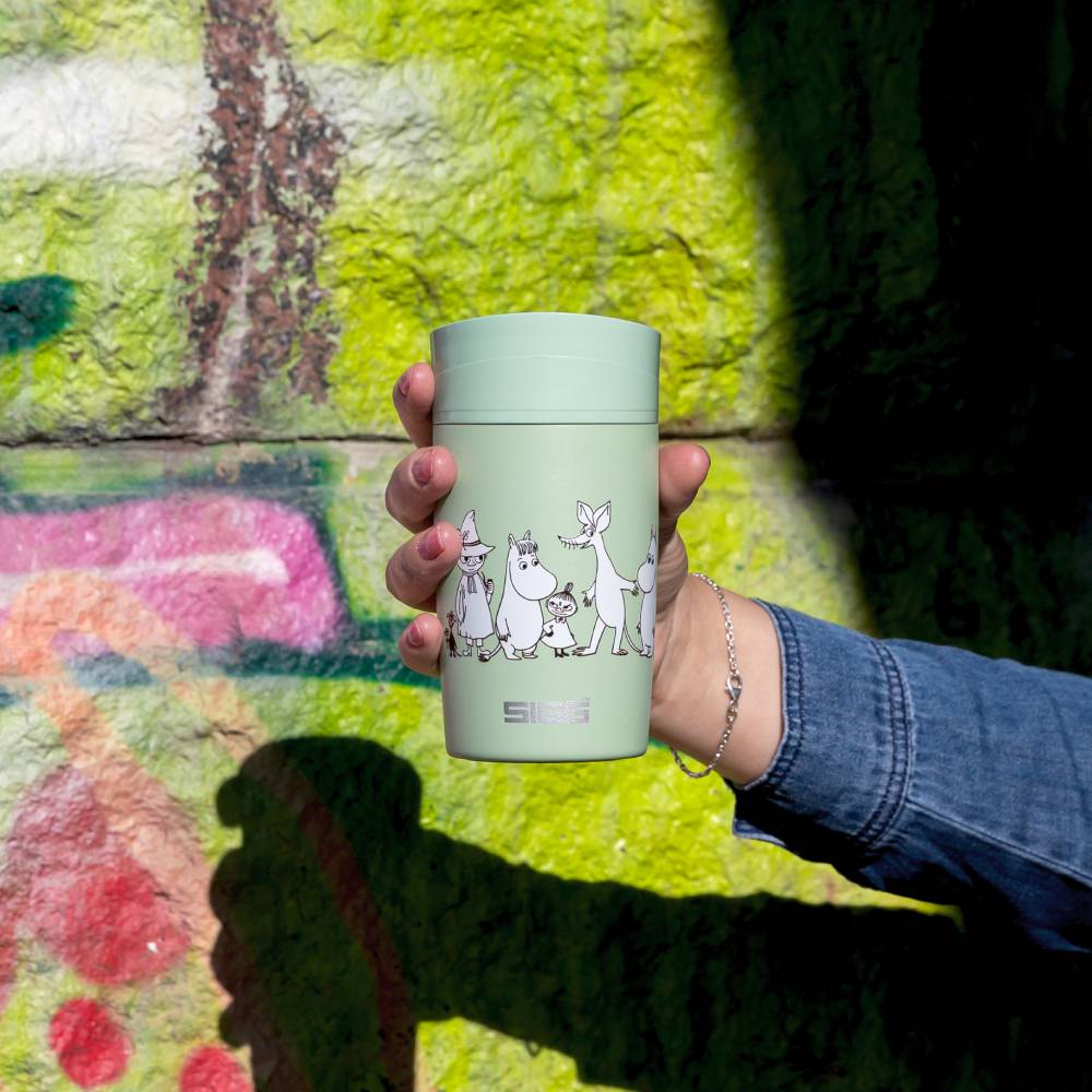 Moomin Miracle Thermal Mug 0.27L Milky Green - The Official Moomin Shop