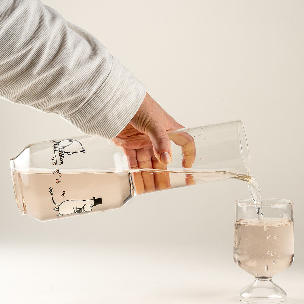 Moomin Originals Harvest Time Glass Pitcher 1,2L - The Official Moomin Shop