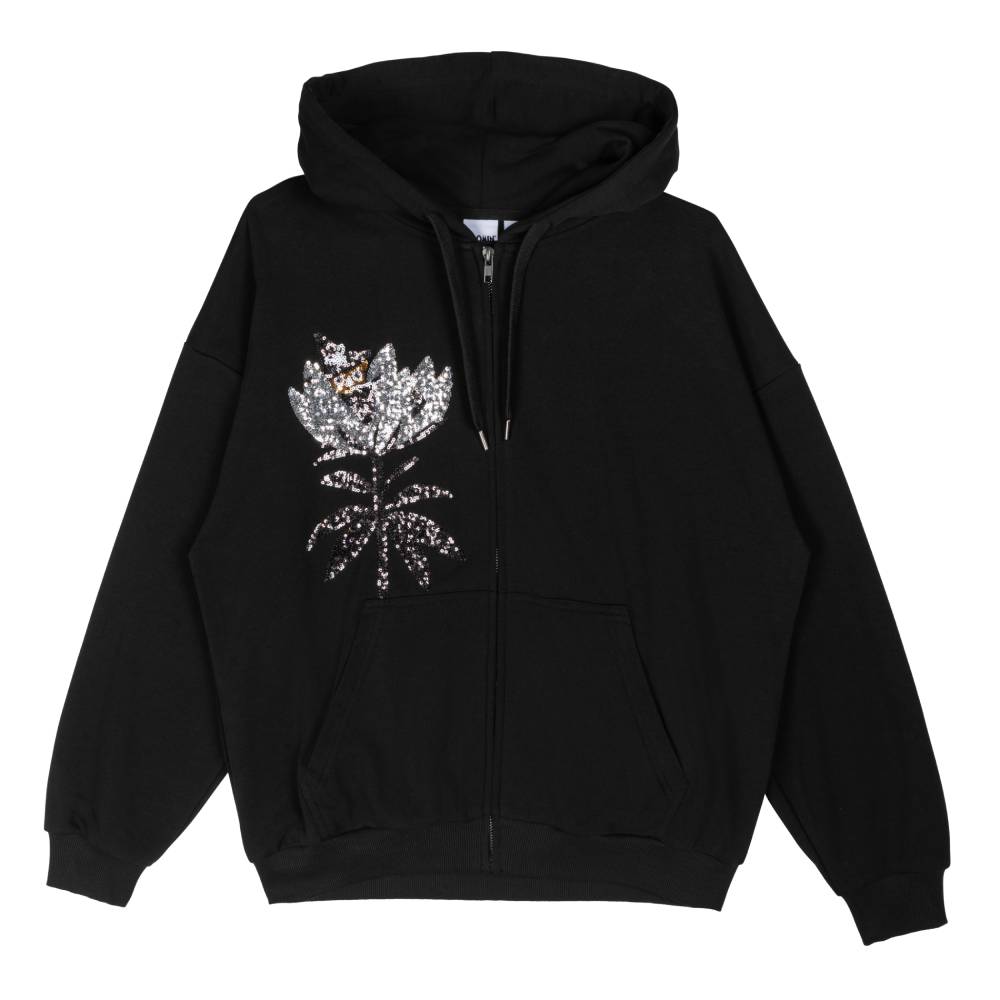 Snufkin Charm Hoodie Black - The Official Moomin Shop