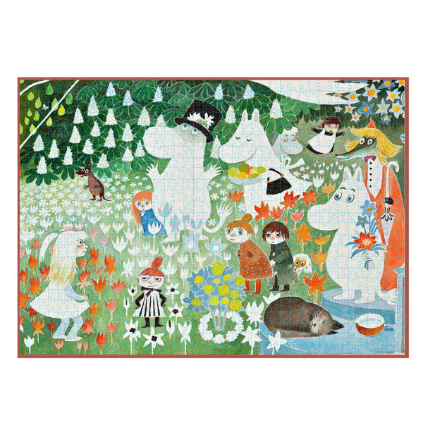 Moomin Floral Garden Art Puzzle 1000pcs - The Official Moomin Shop