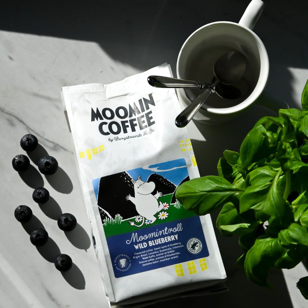 Moomintroll Coffee Wild Blueberry 250g - The Official Moomin Shop