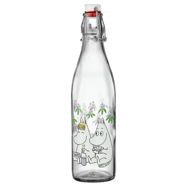 Moomin Elderberries Glass Bottle 0,5L - The Official Moomin Shop
