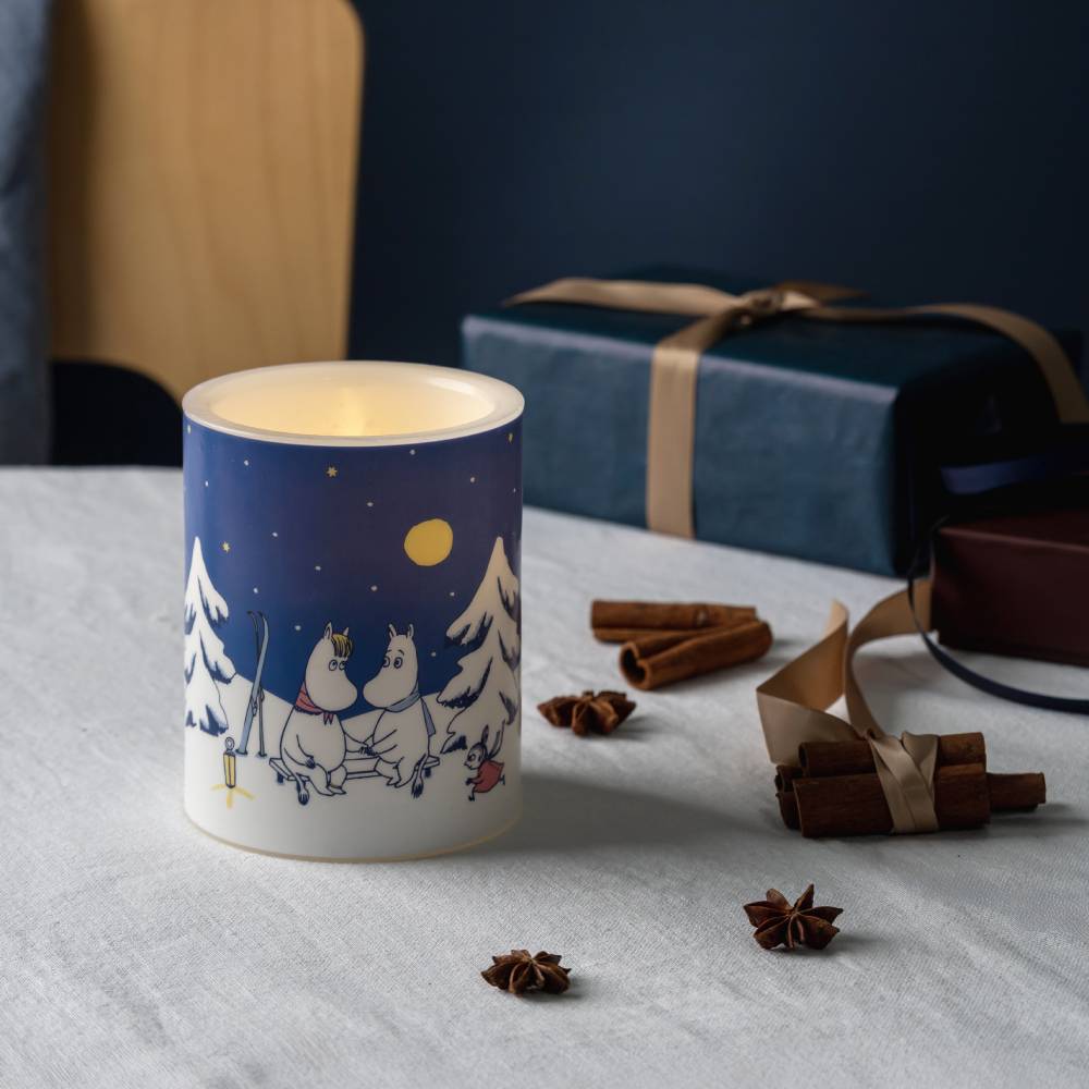 Moomin Starry Night LED Candle 12,5cm - The Official Moomin Shop