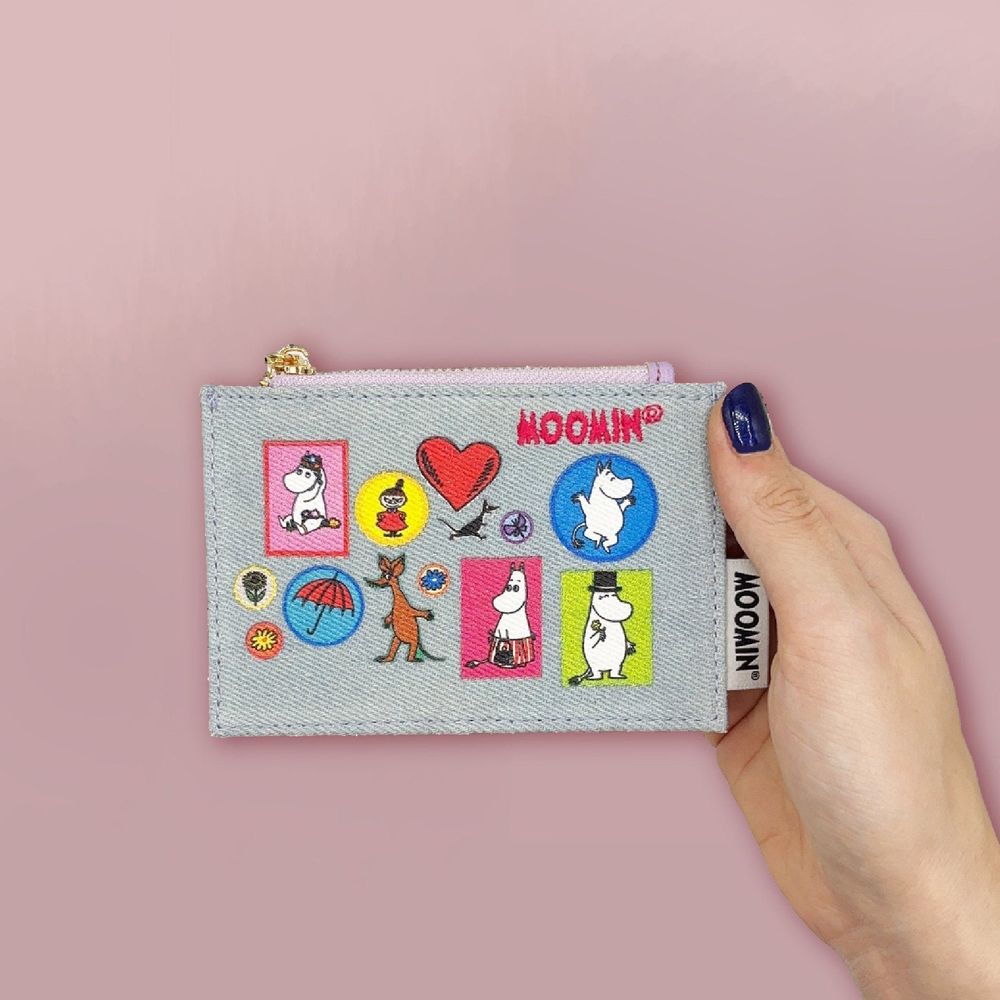 Moomin Denim Zip Purse - The Official Moomin Shop