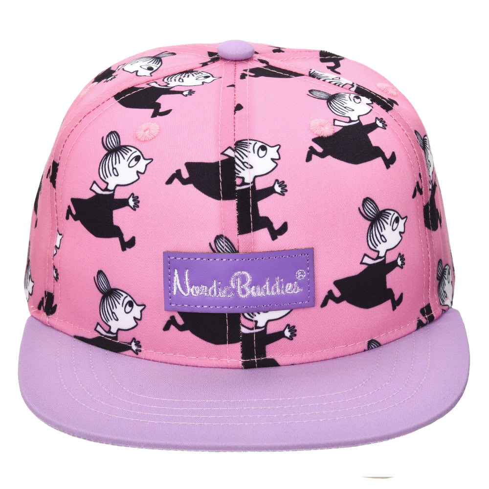 Little My Kids Flat Cap Pink - Nordicbuddies - The Official Moomin Shop