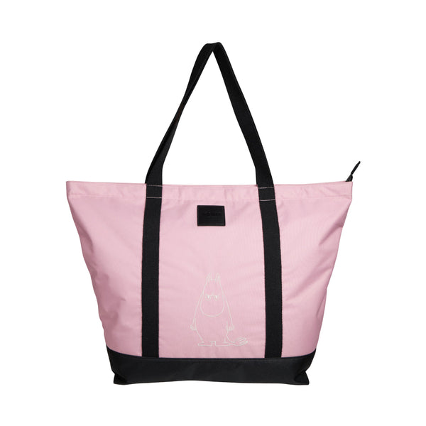 Moomintroll Angry Shopping Bag Pink - The Official Moomin Shop
