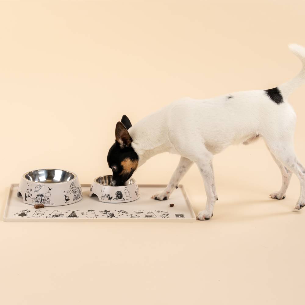 Moomin For Pets Food Bowl Beige M - The Official Moomin Shop