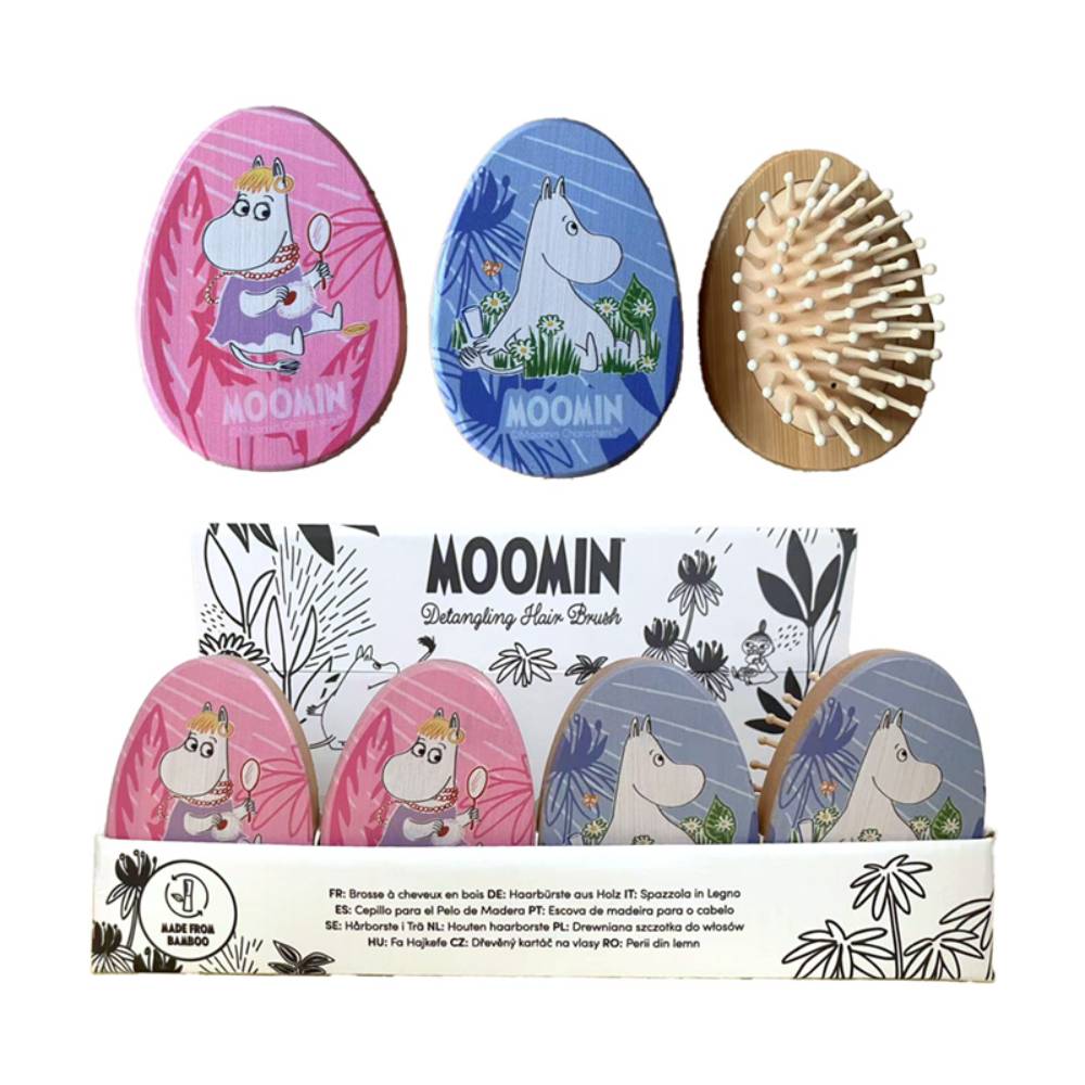 Moomin Tammi Bamboo Hair Brush - The Official Moomin Shop