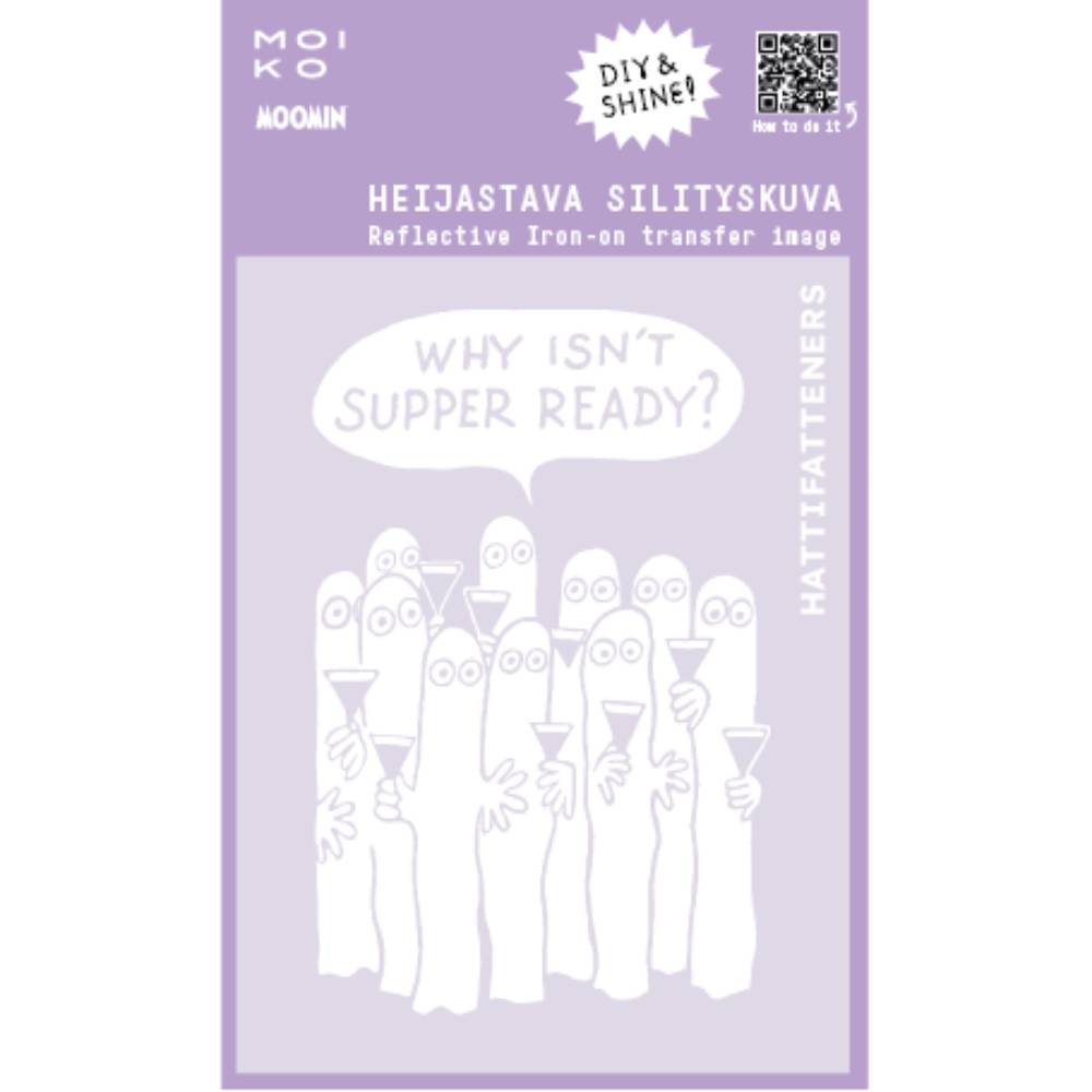 Hattifatteners Reflective Textile Image - The Official Moomin Shop