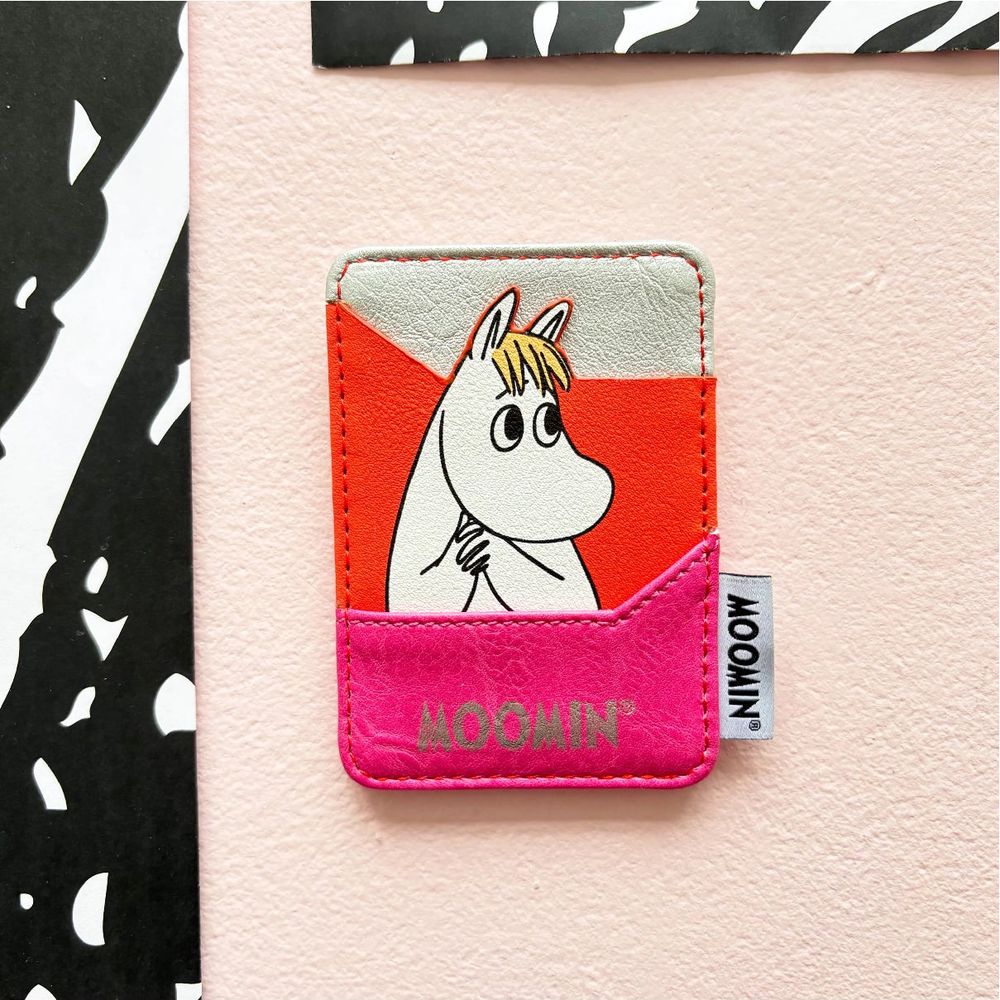 Snorkmaiden Silver Card Holder Red - The Official Moomin Shop