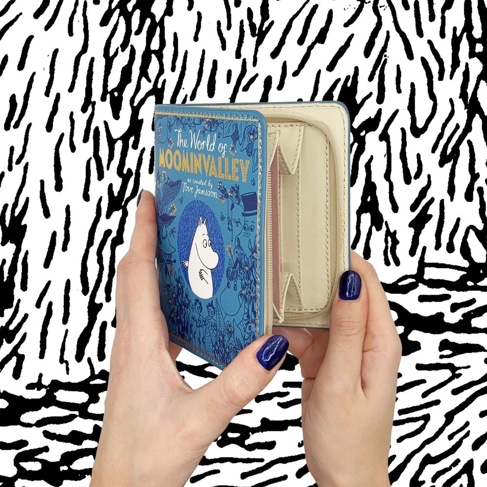 The World of Moominvalley Wallet Blue - The Official Moomin Shop