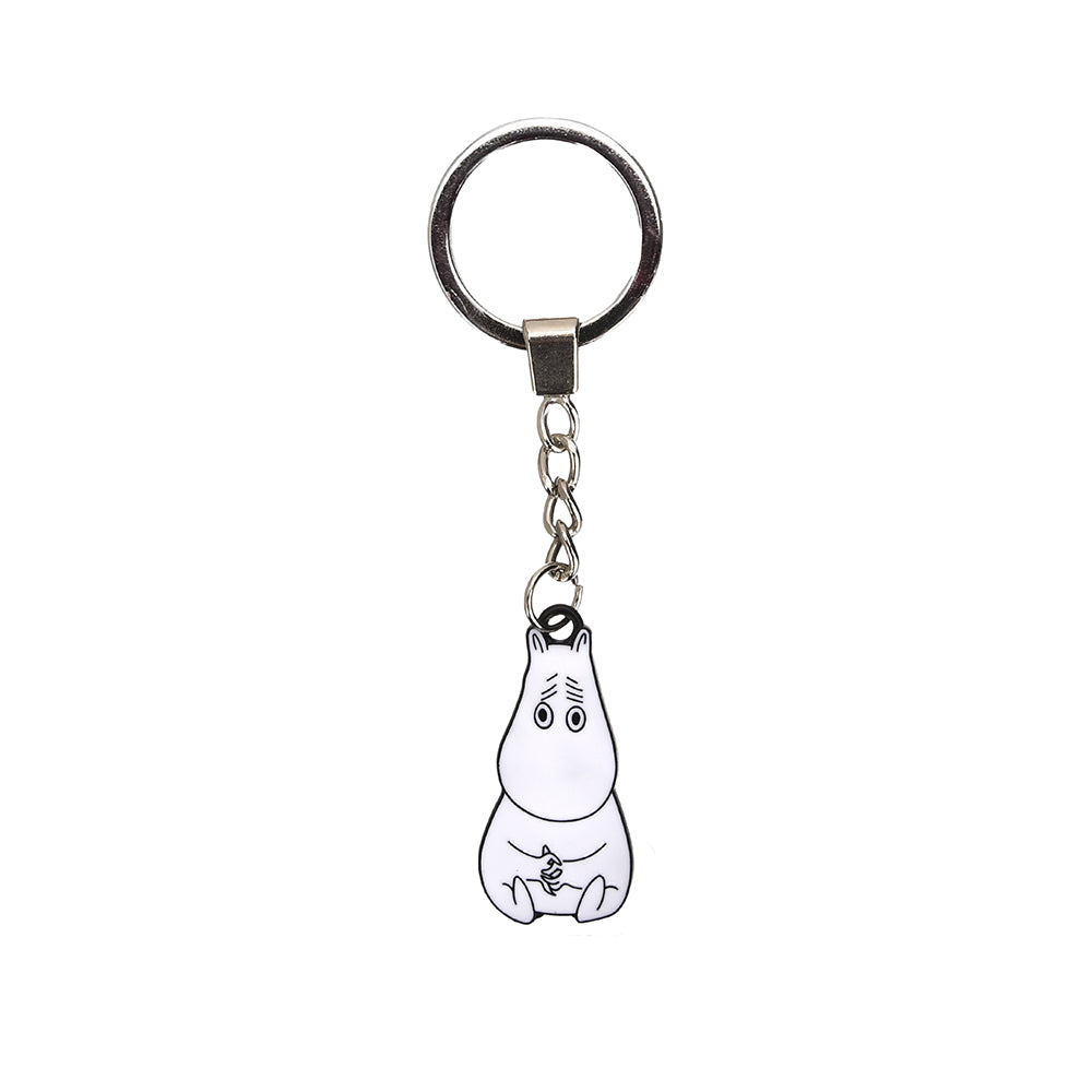 Moomintroll Sad Metal Key Ring - The Official Moomin Shop