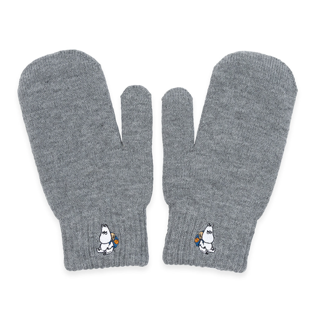 Moomintroll Adult Mittens Grey - The Official Moomin Shop