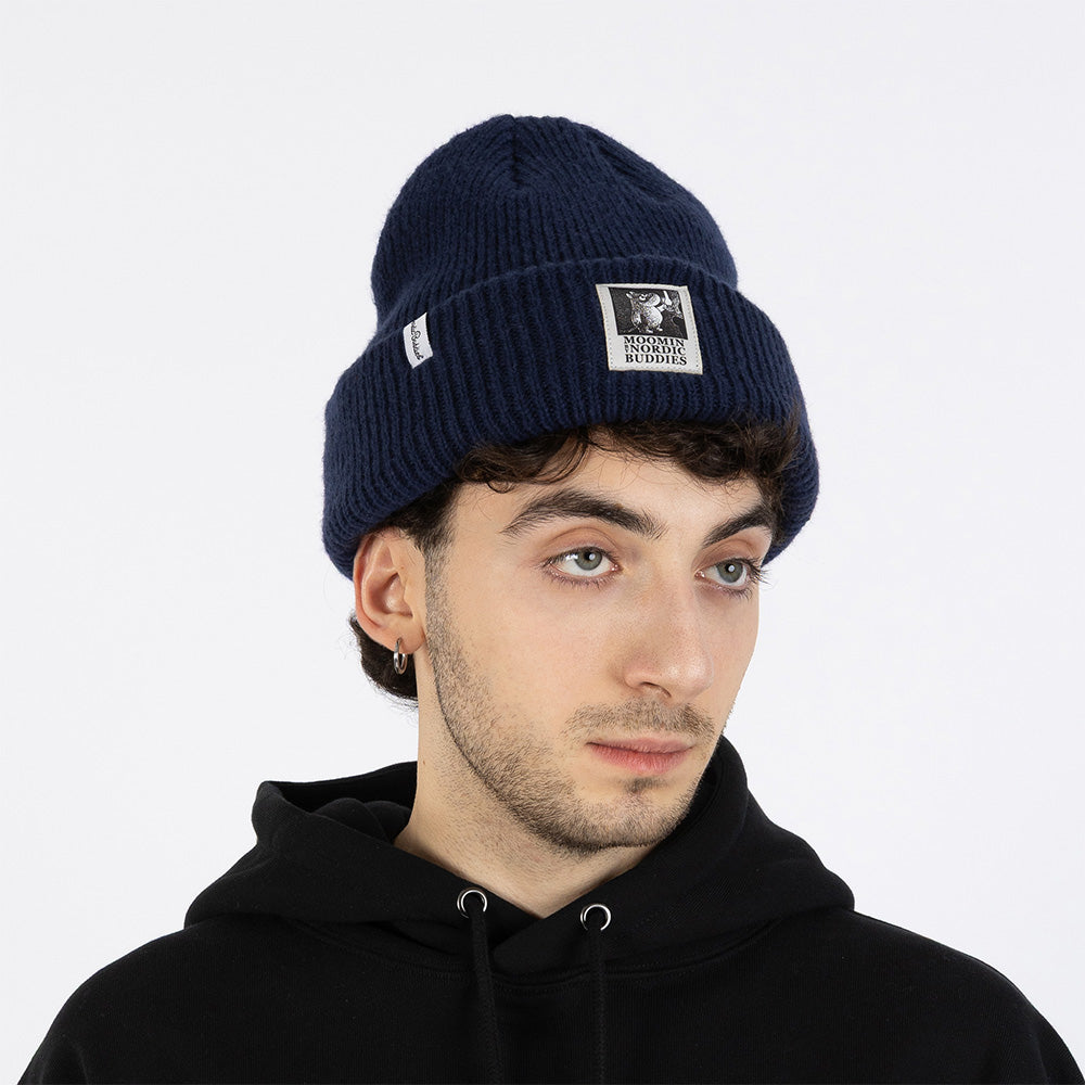 Moomin Novels Collection Beanie Navy - The Official Moomin Shop