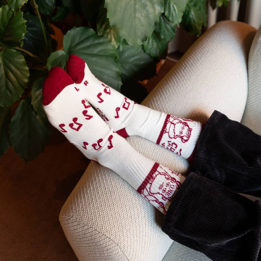 Moomins Clublife 40-45 Active Socks Red - The Official Moomin Shop