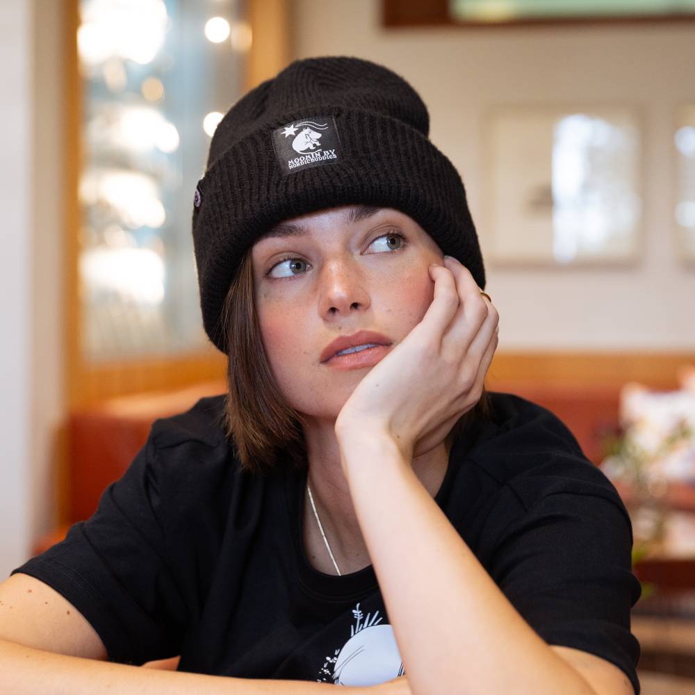 Moomin Novels Collection Beanie Black - The Official Moomin Shop
