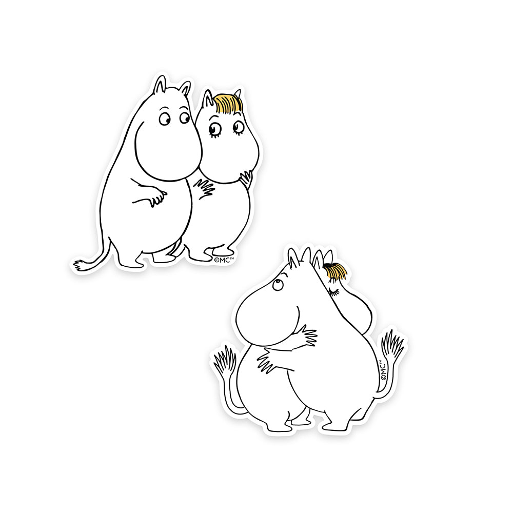 Moomintroll & Snorkmaiden XL Stickers 2-set - The Official Moomin Shop