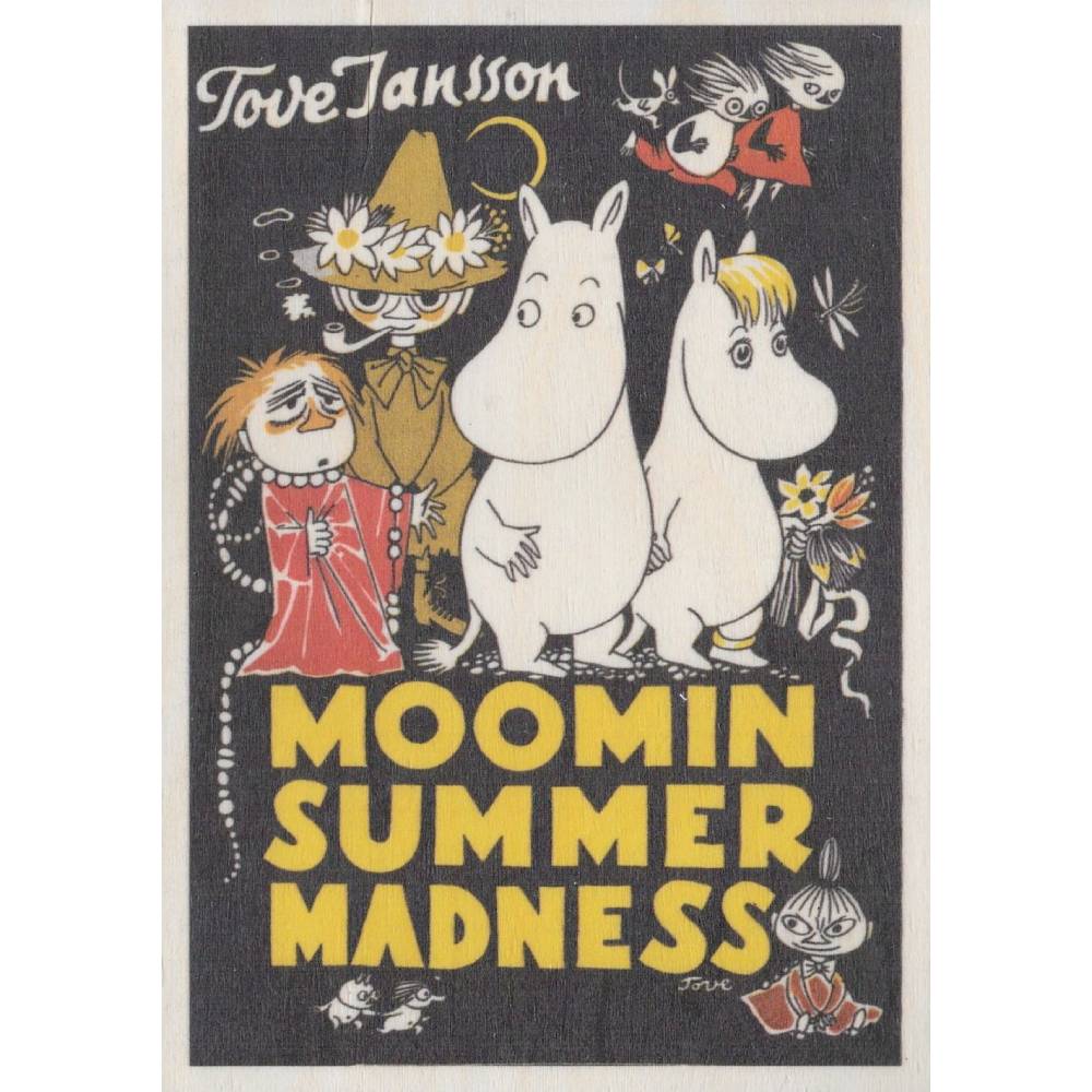 Moomin Summer Wooden Postcard - The Official Moomin Shop