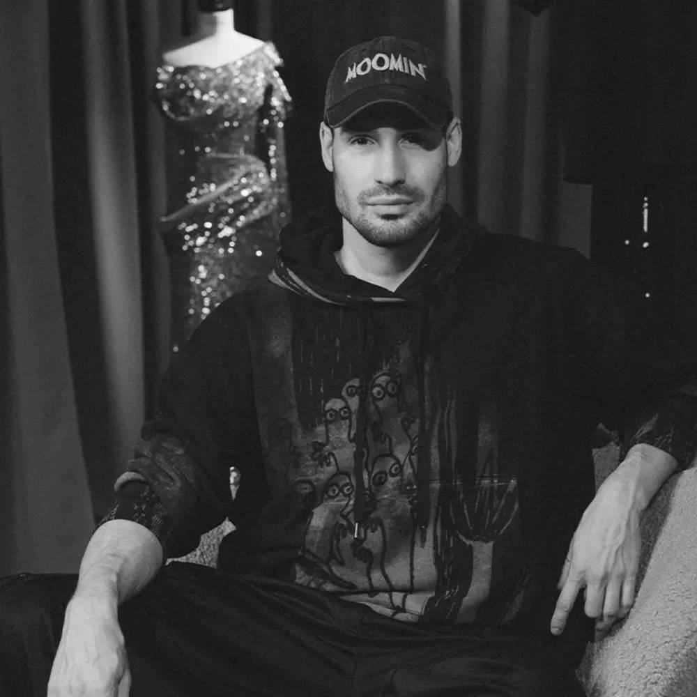 Moomin x Mert Otsamo Logo Cap Vintage Black - The Official Moomin Shop