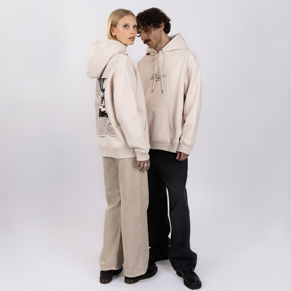 Moomin Comet Hoodie Beige - The Official Moomin Shop