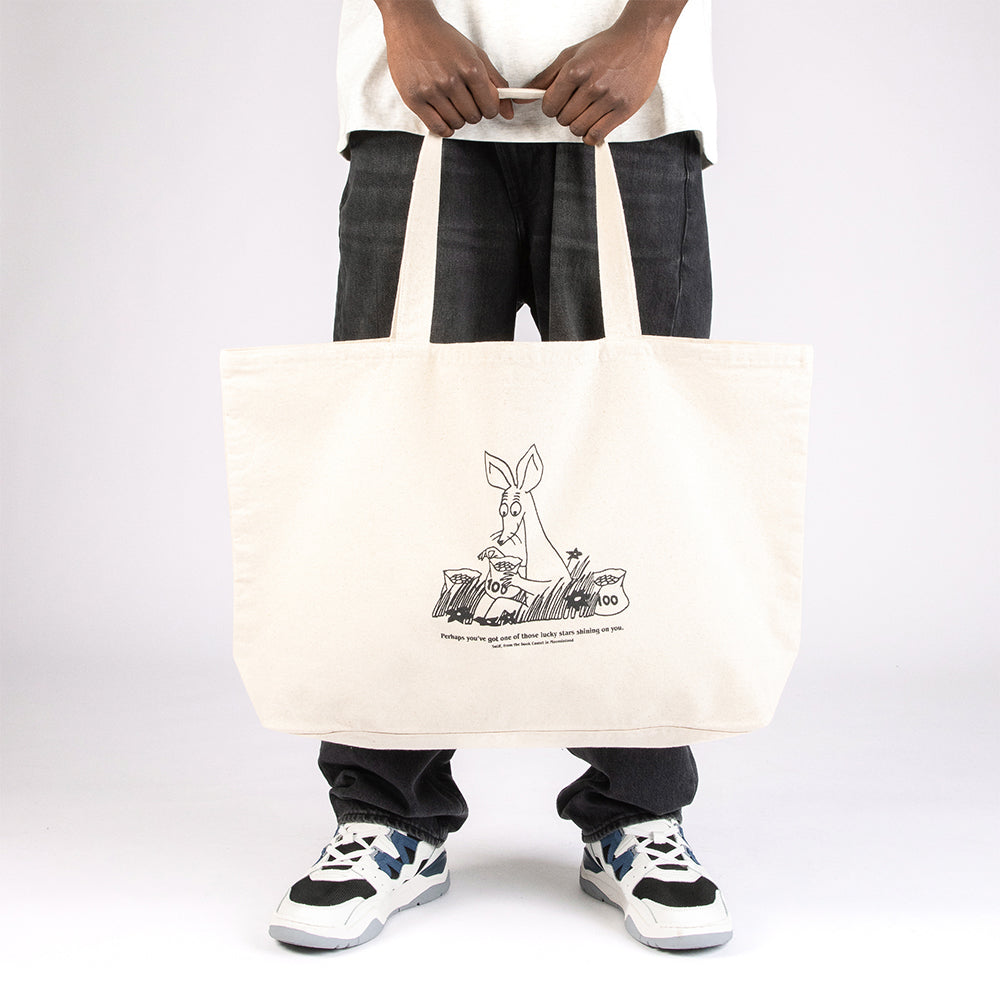 Sniff Tote Bag White XL - The Official Moomin Shop