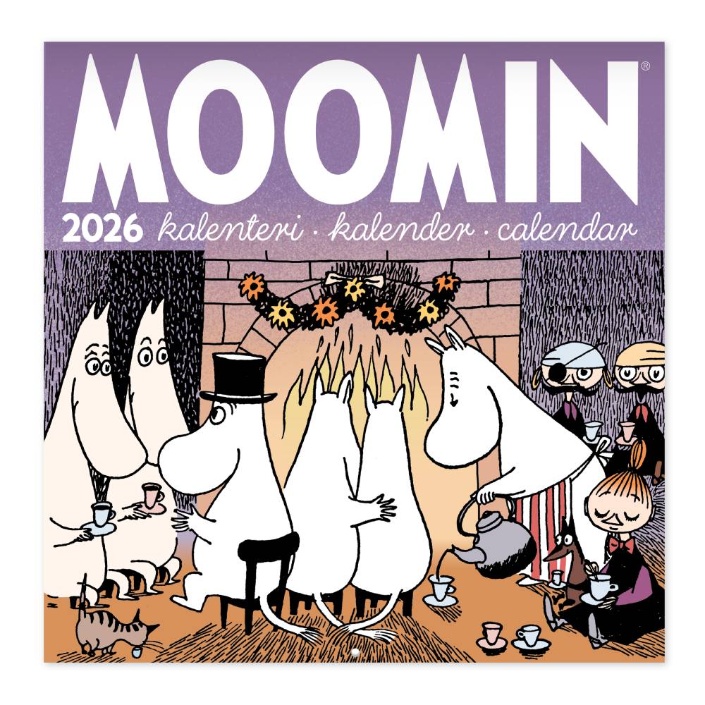 Moomin Fireplace Wall Calendar 2026 - The Official Moomin Shop