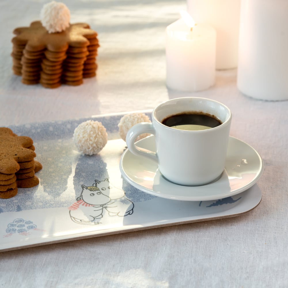 Moomin Let it Snow Tray 27x20cm - The Official Moomin Shop