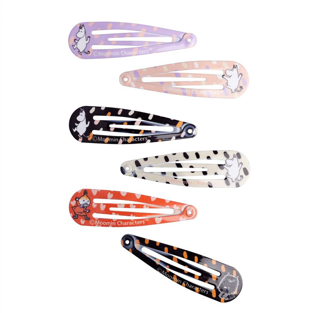 Moomin Characters Hair Clips 6pcs - The Official Moomin Shop