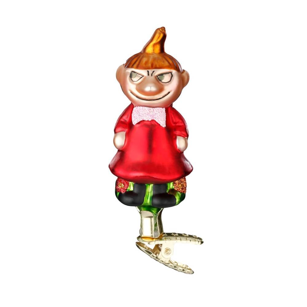 Little My Christmas Tree Glass Ornament - The Official Moomin Shop