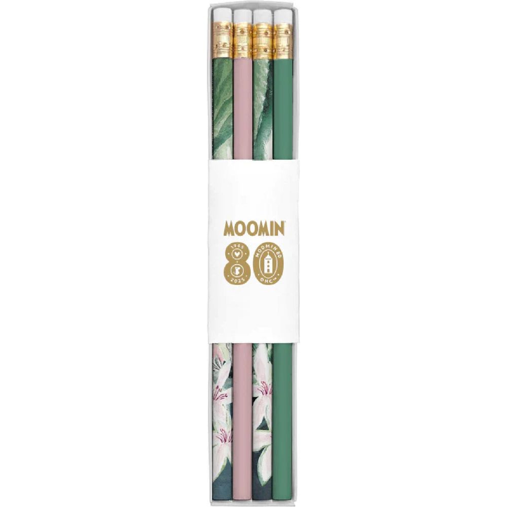 Moomin 80 Pencil Great Flood 4pcs - The Official Moomin Shop