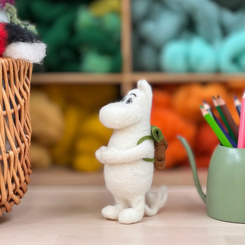 Moomintroll Goes Camping Needle Felting Kit - The crafty Kit Company - The Official Moomin Shop