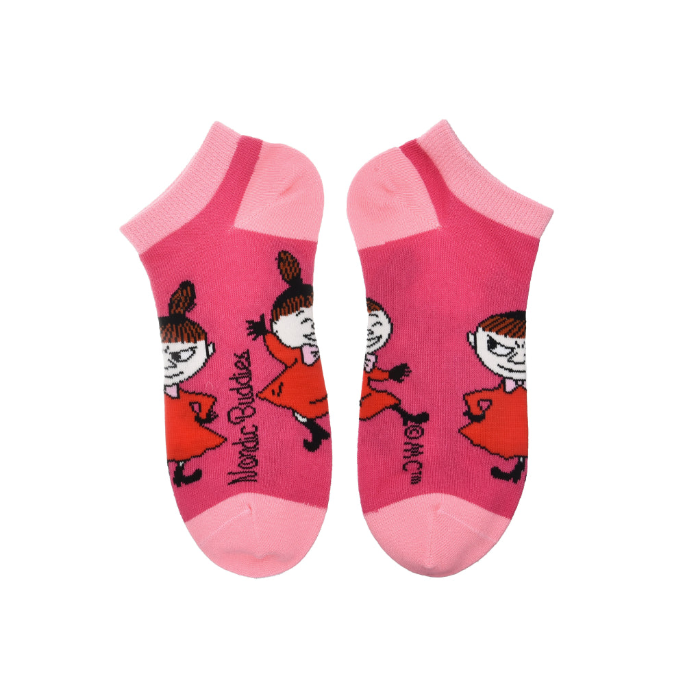 Little My Ladies Ankle Socks Red - Nordicbuddies - The Official Moomin Shop