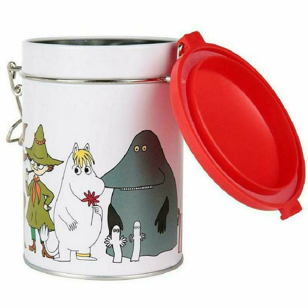 Moomin Characters Round Tea Tin - Martinex