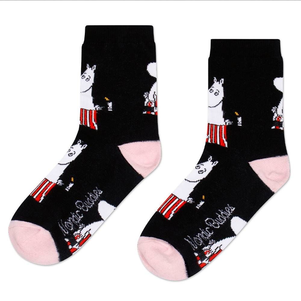Moominmamma Candle Socks Black 36-42 - Nordicbuddies - The Official Moomin Shop