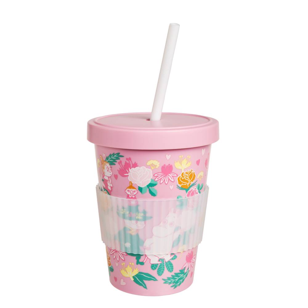 Moomin Soulmates Tumbler Cup Pink - Martinex - The Official Moomin Shop