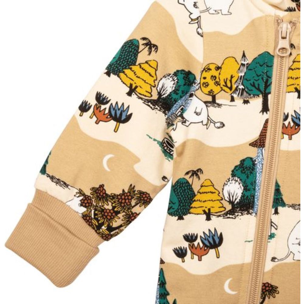Moomin Valley Baby Jumpsuit Beige - Martinex - The Official Moomin Shop