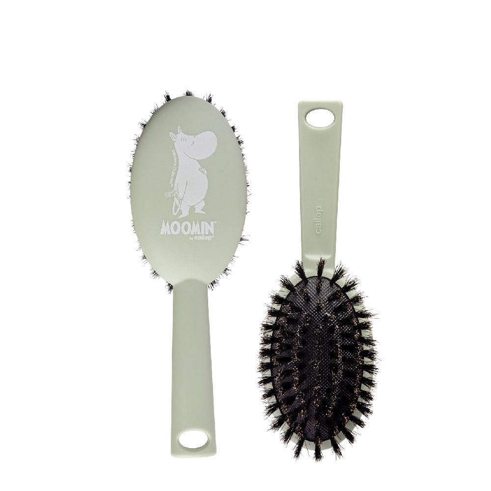 Moomintroll Hairbrush Lightgreen Small - The Official Moomin Shop