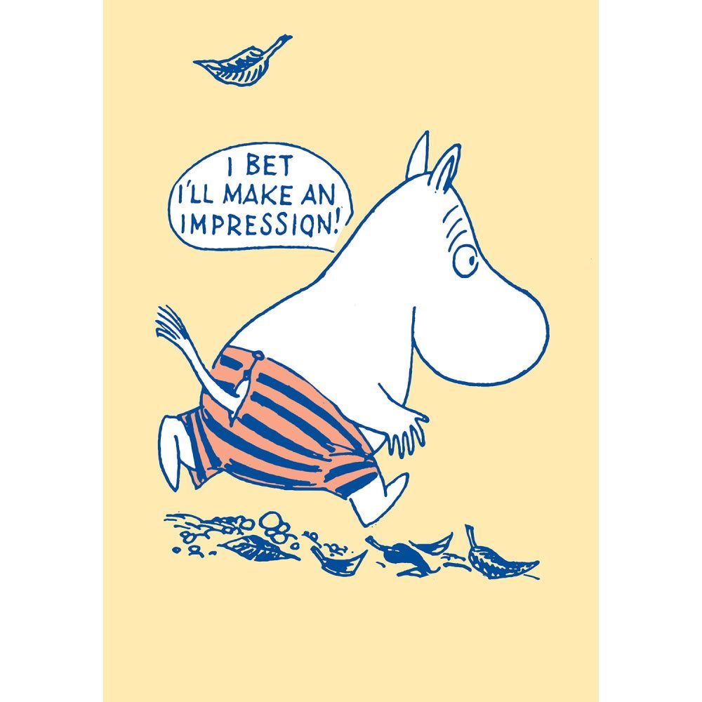 Moomintroll Impression Greeting Card - Hype Cards - The Official Moomin Shop